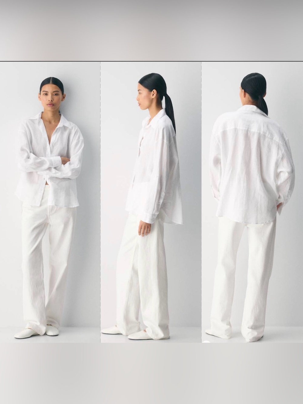 Babaton Archive Linen Shirt Sz M